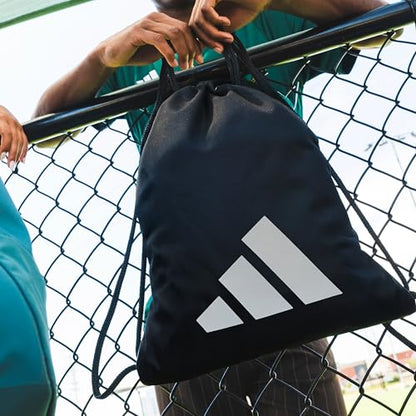 adidas Ready Sackpack – Drawstring Backpack Gym Bag, 13L - color: Black/White