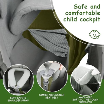 WIPHA Baby Backpack Carrier, Comfort Toddler Carrier Hiking Backpack with Canopy, Adjustable Lightweight Child Carrier - color: creeper III green