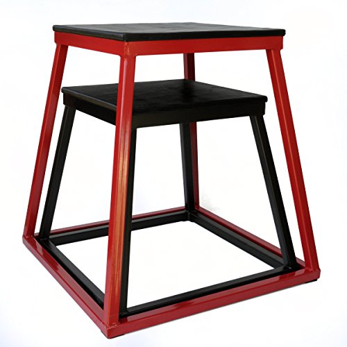 Ader 18", 24" Plyo Boxes - color: Black + Red