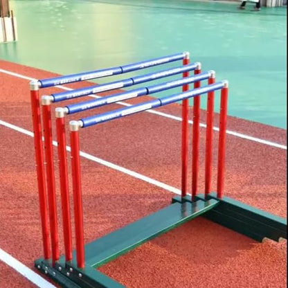 Height Adjustable Hurdles, Pro Adjustable Speed Agility Hurdles for Obstacle Training, Portable Aluminum Sport Squad Hurdle Set, Fitness Group/School Track and Field, A