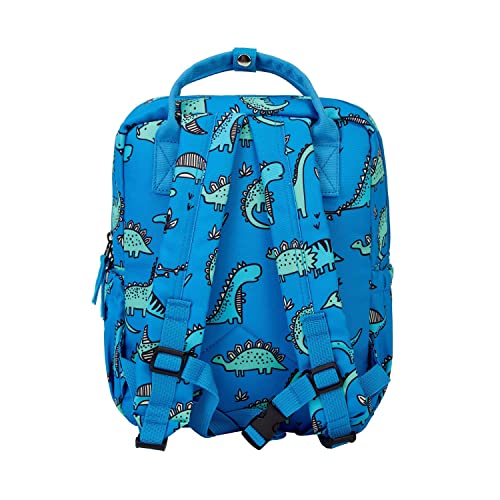 Cute Preschool Backpack Toddler School Book Bag for Girls Boys Kids Kindergarten Nursery Travel Bag with Chest Strap(12inch, Blue Dinosaur) - color: Blue Dinosaur, size: 12inch