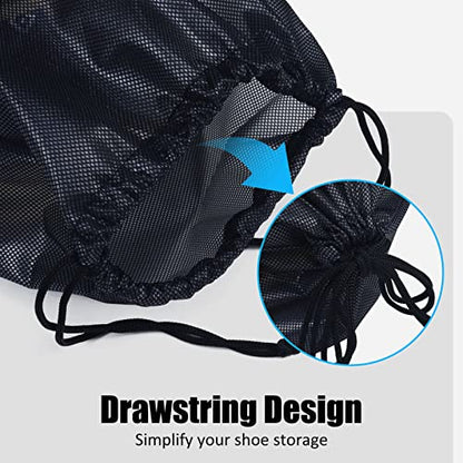 Gloppie Shoe Bags for Travel, Shoe Storage Bag with Drawstring, Packing Organizer for Sneakers, Gym, Luggage, Closet, Weekender Overnight Travel Essentials - style: 1-pack