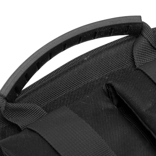 Zunate Large Capacity Sports Backpack, Oxford Cloth Bag with Laptop Compartment and Ventilated Mesh Pockets for Football Basketball Gear in Red, 40 X 30 X 25cm - color: Black
