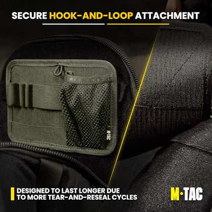 M-Tac Tactical Bag Insert Modular Organizer Utility Admin Pouch Hook Fasteners - Key Holder - color: Ranger Green