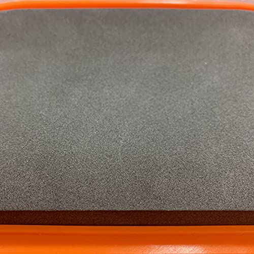 ARCOOL Exercise Core Sliders with Resistance band for Yoga,Dual Sided Abdominal Exercise Gliding Discs Use on Carpet or Hardwood Floors,Orange