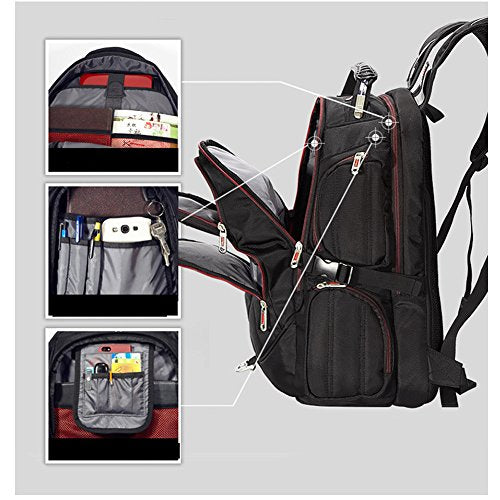 18.4 Inches Laptop Backpack Fits up to 18 Inch Gaming Laptops for Dell, Asus, Msi,Hp (Black)