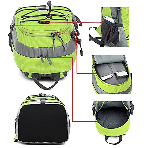 Bseash 10L Small Hiking Backpack for Kids Ages 3-6 Girls Boys Under 4 feet - color: Apple Green