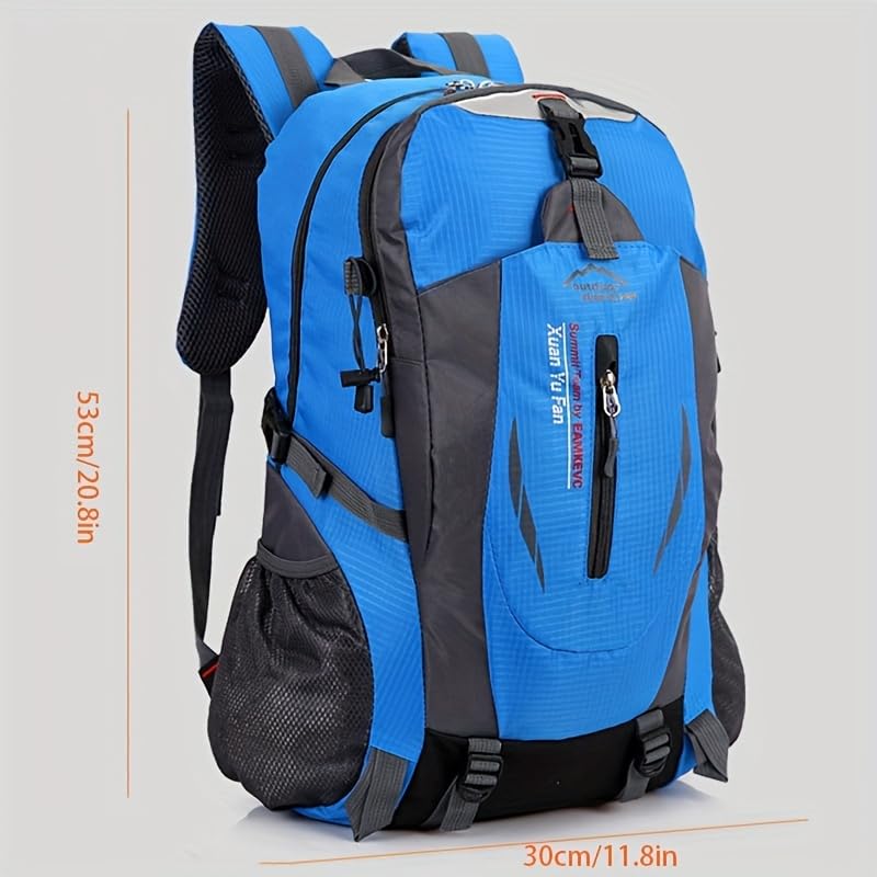 Hiking Backpack, 20L Small Camping Backpack, Ultralight Hiking Daypack for Men Women Travel Cycling Camping Outdoor, Blue - color: Blue