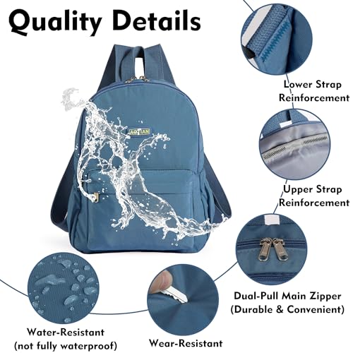 AOTIAN Lightweight Small Hiking Backpack for Women - Durable Water-Resistant Daypack for Travel, Camping & Outdoor Adventures - color: Light Blue-small