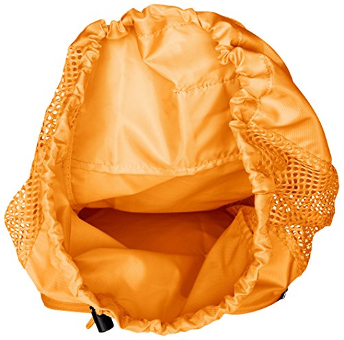 Speedo Unisex-Adult Drawstring Deluxe Ventilator Mesh Equipment Bag - color: Bright Marigold