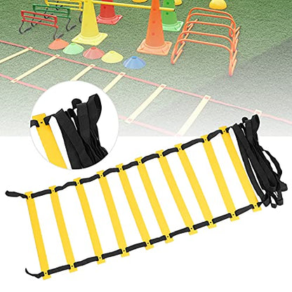 FILFEEL HighQuality Polypropylene Speed Ladder for Soccer Training and Footwork Fitness - Lightweight & Portable with Storage Bag