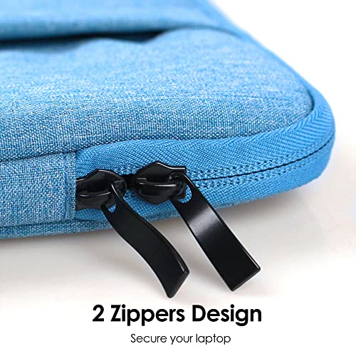 ProElife 15-Inch Laptop Sleeve Case for 2024 2023 MacBook Air 15 inch with Apple M3 M2 Chip Accessory Traveling Carrying Simple Case Water-Resistant Bag Cover for MacBook Air 15'' M3 M2 (Light Blue) - color: Light Blue