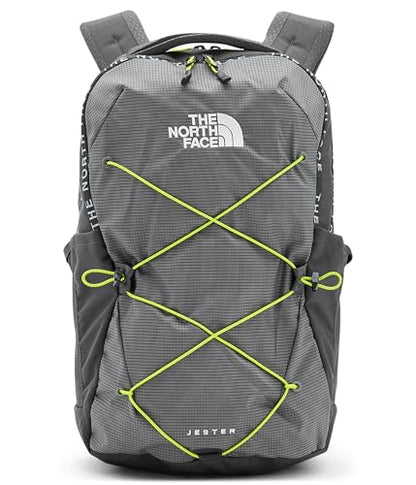 The North Face Jester Everyday Laptop Backpack - PFAS Free - color: Anthracite Grey/Smoked Pearl/Fizz Lime