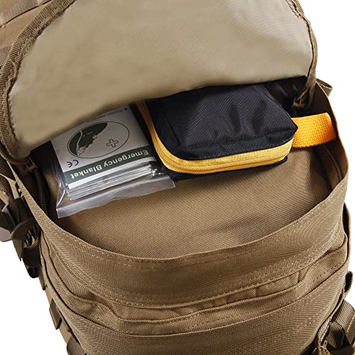 Highland Tactical Stealth Heavy Duty Tactical Backpack Backpack - color: Dark Desert