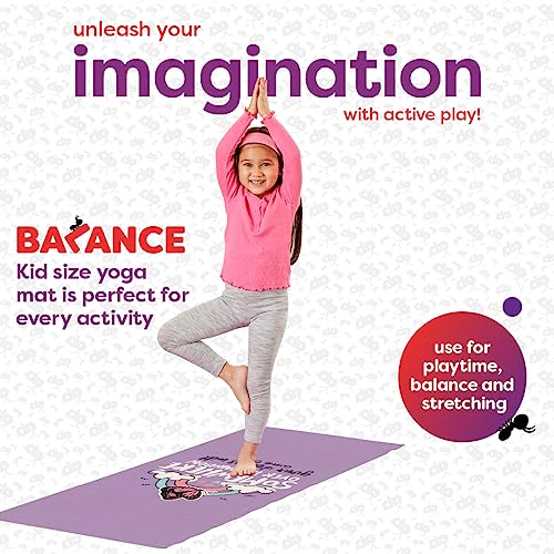 Antsy Pants Yoga Mat for Stretching and Yoga - color: Rainbow