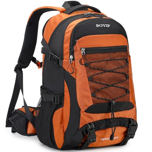 BOVIP 40L Hiking Backpack Waterproof Lightweight Daypack Travel Sports Camping Backpack for Men Women