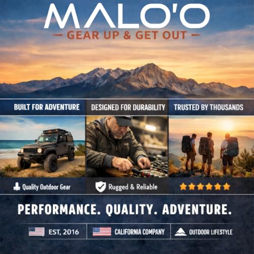 Malo’o 45L Waterproof Dry Bag Backpack – Heavy Duty Roll Top Fishing & Beach Backpack, IPX6 Water Resistant Gear Bag for Kayaking, Camping, Surf, Travel & Outdoor Adventure - color: Dark Green