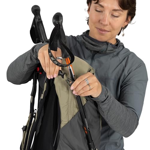 Osprey Hikelite 18L Durable Hiking Backpack - Travel Daypack with Rain Cover for Men and Women, Graphite Purple - color: Graphite Purple, style: 18l