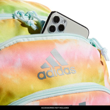 adidas Young BTS Creator 2 Backpack DISCONTINUED - color: Stone Wash Rainbow/Grey/Almost Blue