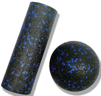 Extra Mini Foam Roller - High Density Massage Roller, Extra Small Yoga Roller for Physical Therapy, Myofascial Release, Deep Tissue & Muscle Recovery of Arms and Legs - color: Blue