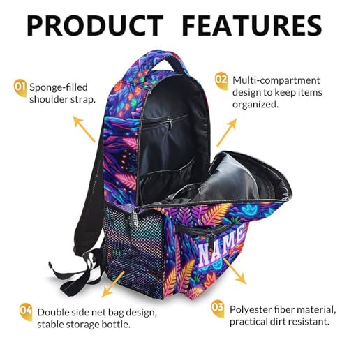 Personalized Kids Boys Backpack Dinosaur Backpacks for School Casual Travel, Truck Custom Bookbag for Kindergarten Preschool - color: Red