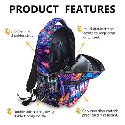 Personalized Kids Boys Backpack Dinosaur Backpacks for School Casual Travel, Truck Custom Bookbag for Kindergarten Preschool - color: Red
