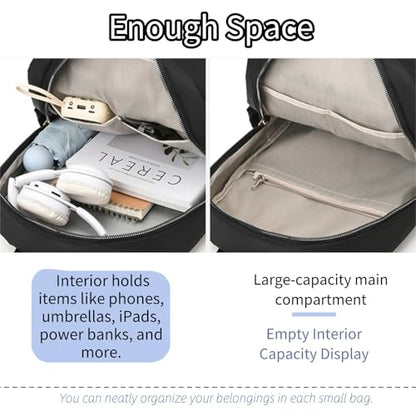 Minimalist Laptop Backpack with Luggage Strap, Stylish Daypack with Anti-Theft Pocket, Durable Casual Carry (GREY) - color: Grey