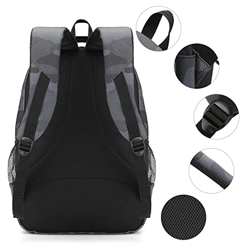 rickyh style Kids Lightweight Durable Elementary Student School Backpack - color: 22shenhui