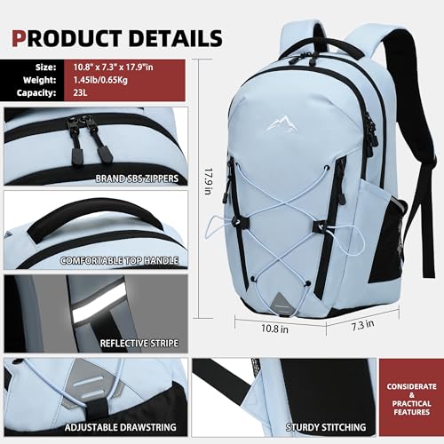 AO ALI VICTORY Women's Laptop Backpack 15.6 inch,Travel Backpack for Men - color: Blue