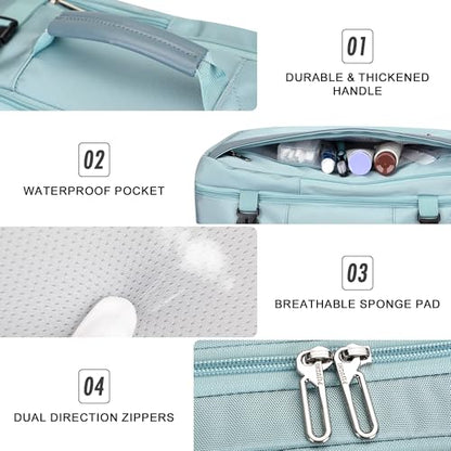 PIJUSHI Travel Backpack for Women Expandable Carry on Luggage Backpack Airline Approved TSA 16" Laptop Bag Business with USB Port(PE034 Blue) - color: Blue