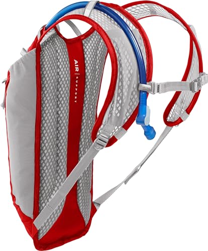 CamelBak Rogue Light 7 Hydration Backpack with Crux Reservoir, Lightweight Ventilated Design for Biking and Hiking - color: Red