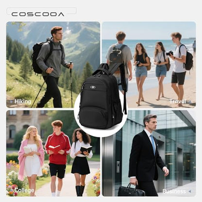 40x30x15cm Personal Item Travel Bag,16x12x6inch Small Carry On Backpack 20L, Flight Approved Underseat Travel Luggage Bag,Mochila de Viaje,Cabin Size Lightweight Backpack - color: Black