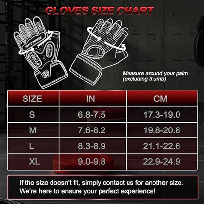 COFIT Weight Lifting Gloves for Men Women, Workout Gloves with Wrist Wrap Support, 5MM SBR Palm Padding, Half Finger Breathable Gym Gloves with Non-Slip Grip for Weightlifting, Training, Pull Ups - size: Medium