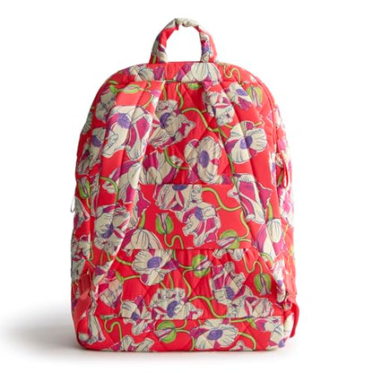 Vera Bradley Women's Featherweight Westover Hybrid Backpack, Swirling Poppies, One Size - color: Swirling Poppies