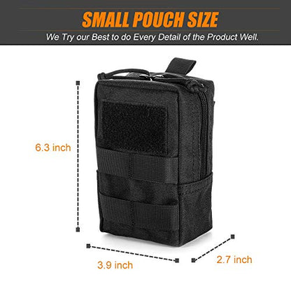 Upgraded Sports Water Bottles Pouch Bag, Tactical Drawstring Molle Water Bottle Holder Tactical Pouches, Travel Mesh Water Bottle Bag Tactical Hydration Carrier - color: 3 Molle Pouch
