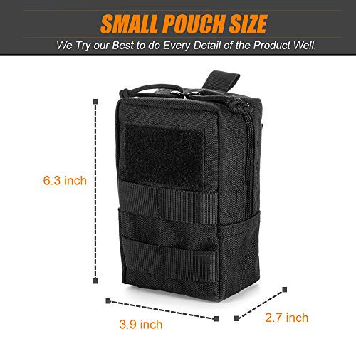 Upgraded Sports Water Bottles Pouch Bag, Tactical Drawstring Molle Water Bottle Holder Tactical Pouches, Travel Mesh Water Bottle Bag Tactical Hydration Carrier - color: 3 Molle Pouch