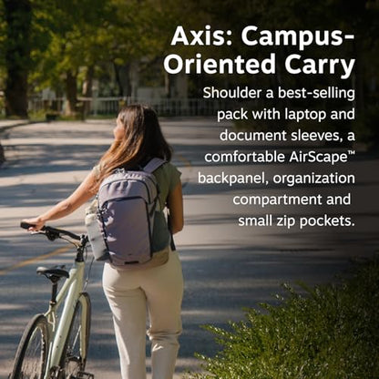 Osprey Axis Campus Laptop Backpack x Hydro Flask 5L Lunch Bag - Everyday Commuter Bundle for Campus and Work, Iris - color: Iris
