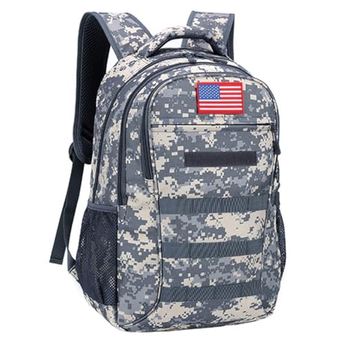 4land Camo Backpack for Boys,Army Boys Backpacks for Elementary Middle School Military,Camouflage Bookbag 40L - color: A-acu