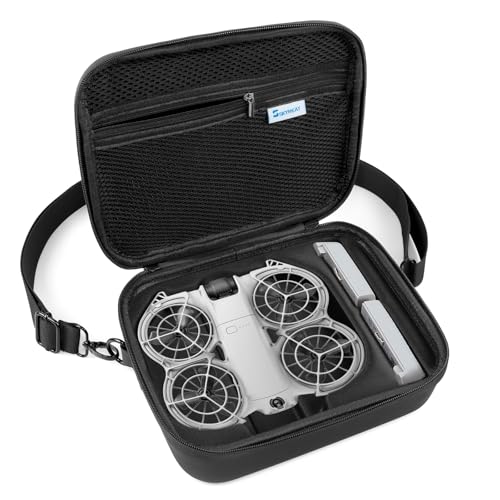 Skyreat Neo 2 Case, Portable PU Leather Small Shoulder Bag for DJI Neo 2 Drone and Batteries Accessories