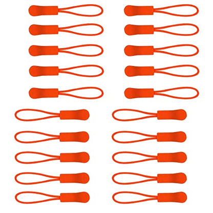 Urmspst 20PCS Zipper Pulls, Orange - color: 17. Orange