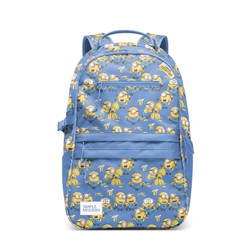 Simple Modern Minions Despicable Me Ellis Backpack for School | Medium 20L Elementary Middle and High School Bookbag for Kids and Teens | Girls and Boys | Minions Unite - color: Minions: Unite, size: Medium | 20 Liter