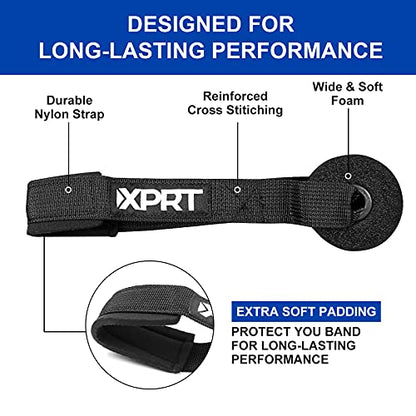 XPRT Fitness Extra Large and Thick Door Anchor Heavy Duty Foam and Nylon - Ideal for Resistance Bands Training and Workout