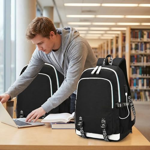 Soccer Player 7 Multifunction Sport Backpack Travel Laptop Football Fans Bag for Men Women (Earthy White - 3) - color: Earthy White - 3