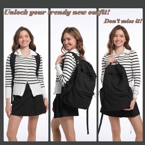 YGR Laptop Backpack for Women and Men, Waterproof Lightweight Travel Daily Rucksack Casual 15.6 inches Computer Bags for College, Grey - color: Grey