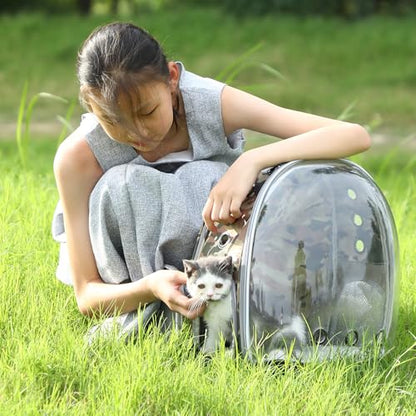Expandable Cat Carrier Backpack with Bubble Window, Camo - color: Camo