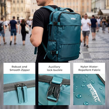 Vacuum Compression Backpack, Carry on Sealed Travel Backpack with Vacuum System and Pump, Fathers Day, Birthday Gifts for Traveler Expands to 40L Packing Capacity, Fits 17” Laptop &2–5 Days of Clothes - color: Teal, size: 40L