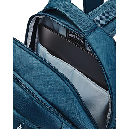 Under Armour Unisex Hustle 5.0 Backpack - color: (414) Static Blue / Static Blue / Metallic Harbor Blue