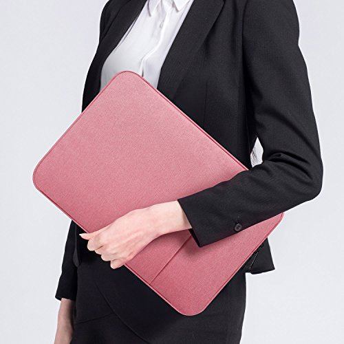 14 Inch Laptop Sleeve Case Women Girls for DELL XPS 15, Latitude 5420 7420, Inspiron 14, Lenovo Flex 5, HP 14 Laptop, Razer Blade 15, Laptop Cover 14 inch Water Resistant Computer Bag -Pink - color: Pink, size: 14 inch