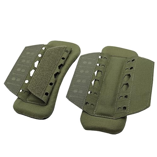 2 Pcs Tactical Vest Shoulder Strap Pads Backpack Breathable Mesh Cushion Pad - color: Khaki