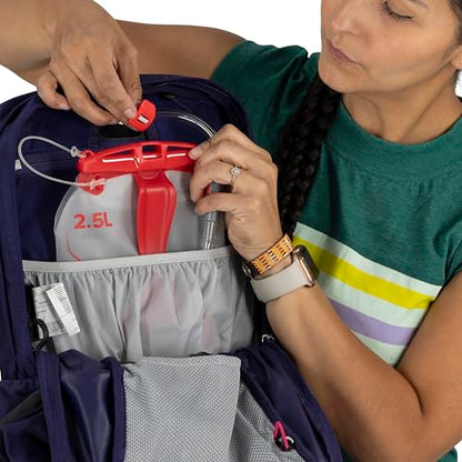 Osprey Tempest 11L Women's Lightweight Hiking Backpack - Small Daypack for Travel & Camping, Deep Fig/Hotspot Pink - color: Deep Fig/Hotspot Pink, size: 11L - Standard Fit